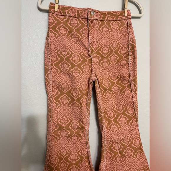 We The Free x Free People Throw It Back Reversible Flare Jeans - Pink - Picture 3 of 10